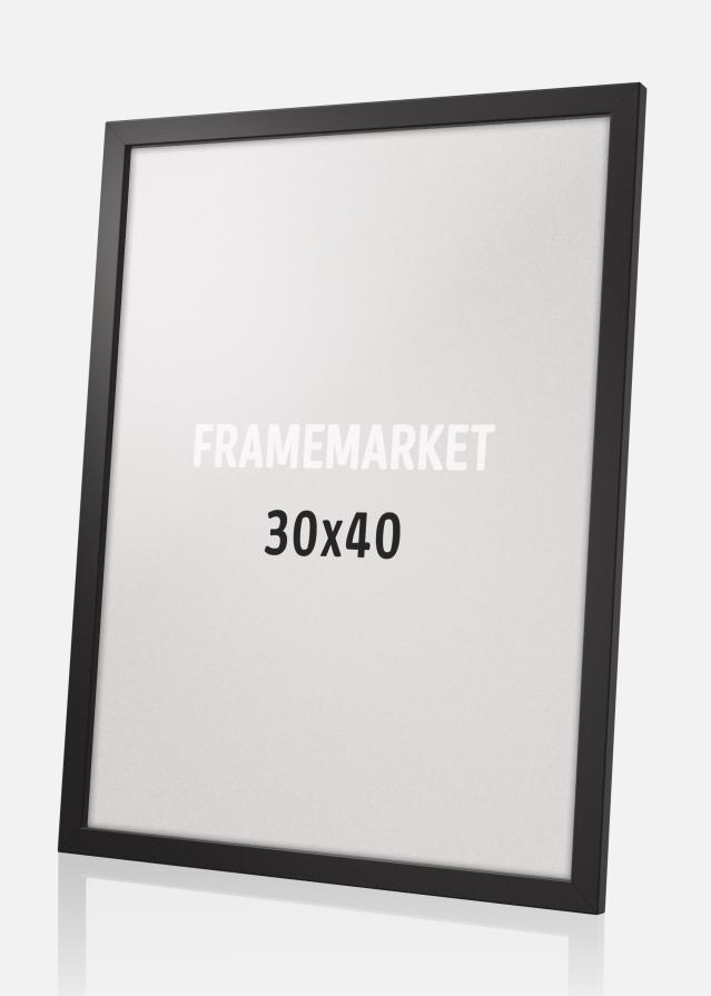 Tavelram Svart Smal 30 x 40 cm