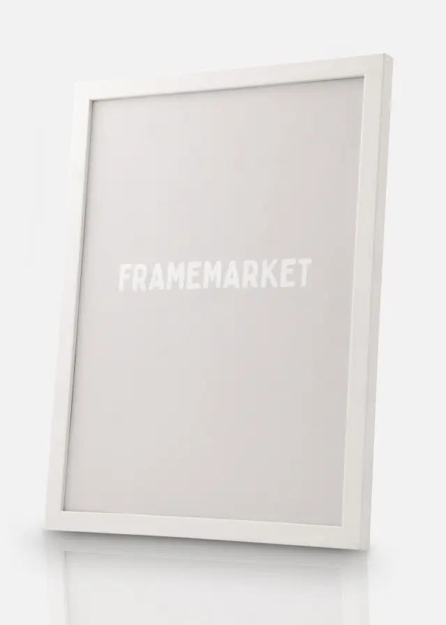 Tavelram Vit Bred 30 x 40 cm